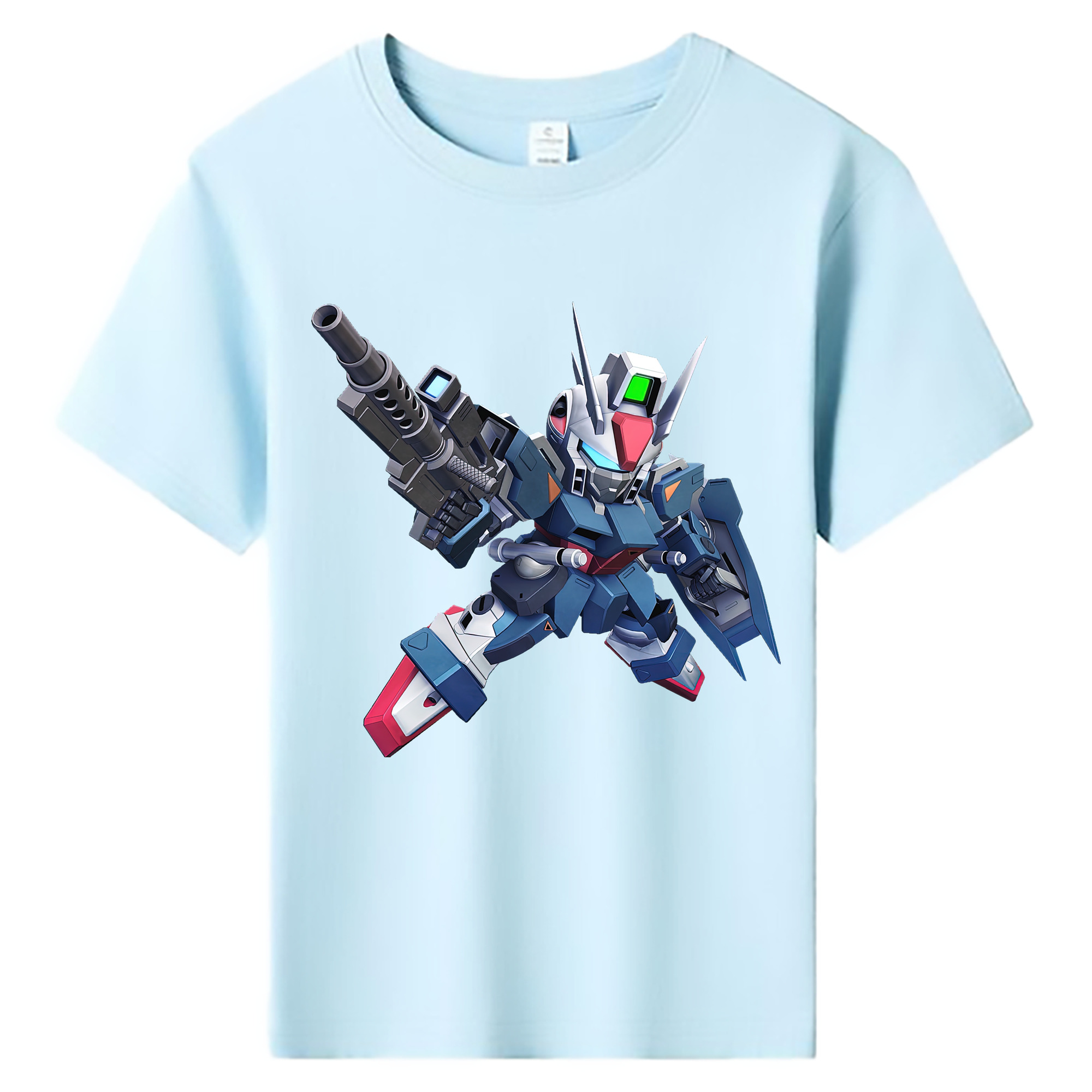 （画像用） 機動戦士ガンダム Mobile Suit Gundam 綿100％キッズTシャツ（フロントプリント）